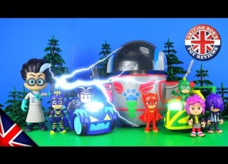 PJ Robot Wolfy Kids PJ Mask Speed Booster Toy Review Adventure
