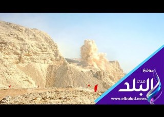  صدي البلد لحظة تفجير الهضبة الغربية بأسيوط لإنشاء مدينة ناصر