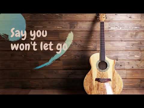 James Arthur Say You Won T Let Go Guitar Backing Track With VOCALS
