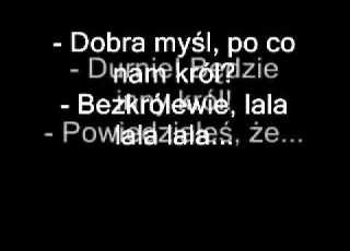  KRÓL LEW PRZYJDZIE CZAS Be Prepared Polish Lirycs Seid Bereit Polnische Texte
