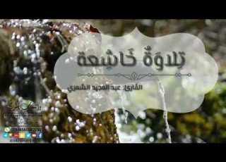  تلاوة خاشعة القارئ عبدالمجيد الشمري واتساب ذكرني