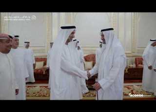  حمد الشرقي يستقبل المهنئين بعيد الفطر المبارك بحضور ولي عهد الفجيرة