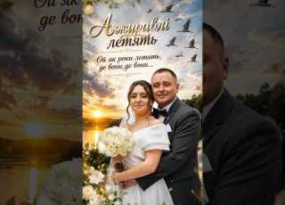 А журавлі летять Теплі кадри з весільного дня