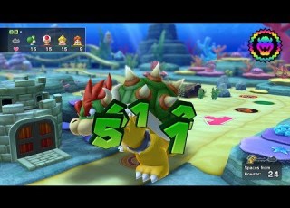  Mario Party 10 Bowser Party 296 Yoshi Toad Peach Daisy Whimsical Waters Master Difficulty