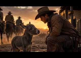 Everyone Passed By The Lonely Donkey Foal Until A Cowboy Looked Into Its Eyes