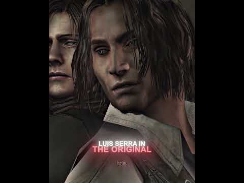 Luis Serra Original Vs Remake RE4 4K Resident Evil 4 Shorts