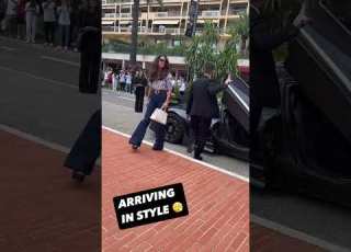  George Russell Arrives In Style In Mercedes AMG One F1 Georgerussell Monacogp F1movie