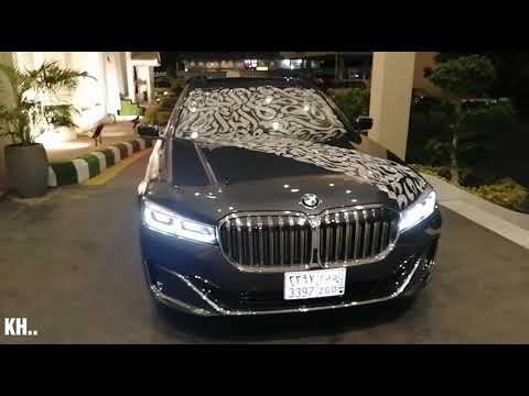 رسم حروفيات بالخط العربي على سيارة عريس BMW 2020