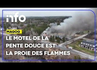 Important Incendie Dans Un Motel De Magog
