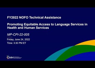 TA Webinar Promoting Equitable Access To Language Services In Health And Human Services
