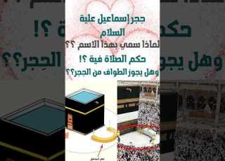  ما هو ح جر اسماعيل لماذا سمي حجر سيدنا اسماعيل بهذا الاسم حكم الطواف من داخله مناسك الحج