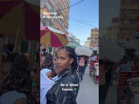 Kariakoo Market Dar Es Salaam Travel Global Walking Fyp Shorts Africa Market Tanzania