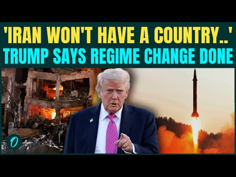 IRAN WAR ENDS Trump Says New Regime Already In Power U S President Lies On Camera Iran Says