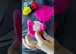  صنع زهرة جميلة من القماش اصنع زهرة من القماش