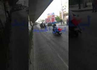 بالفيديو خاص إطلاق نار على الفان قام بدهس دركي على كورنيش المزرعة واخر تحت جسر الكولا