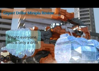  Mashin Sentai Kiramager Gigant Driller Minipla Review