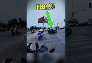 The Police Escort A Car Carrying A Pregnant Woman To The Hospital Safely Cops Police Shorts