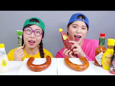 سجق كيلباسة عنب البحر موكبانج DONA Mukbang دونا العربية