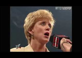 Triple H Vs Linda And Shane McMahon W The Rock Linda Slaps Stephanie