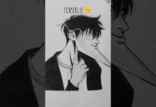 Sung Jin Woo Drawing In Different Level 2025 Ytshorts Animeeart Art Jinwoo Sololeveling Sketch