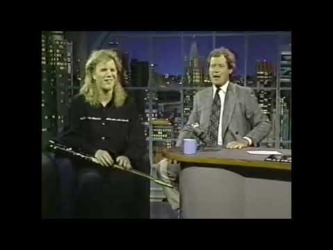 Jeff Healey While My Guitar Gently Weeps Letterman 1990