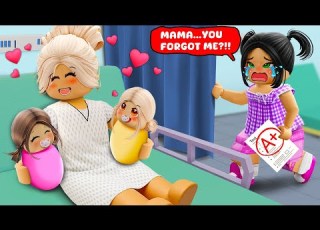 Mama Only Loves The Newborn Twins Daisy Is Crying Alone Roblox Family Roleplay