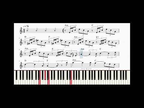 House Of The Rising Sun Casio Song Bank With Chord Note Display