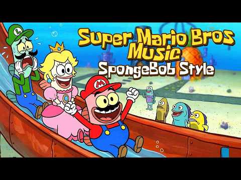 Super Mario Bros Music In SPONGEBOB Style