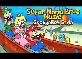  Super Mario Bros Music In SPONGEBOB Style