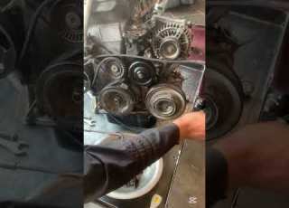 How To Replace Toyota 1zz Alternator Belt And Tensioner Automatic