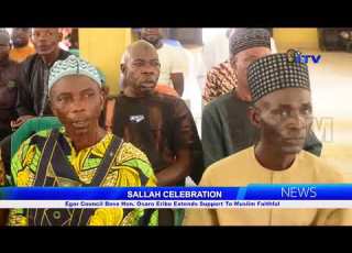  SALLAH CELEBRATION Egor Council Boss Hon Osaro Eribo Extends Support To Muslim Faithful