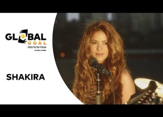 Shakira Performs Sale El Sol Global Goal Unite For Our Future
