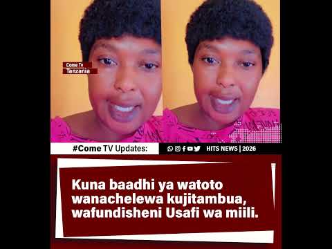 Kuna Baadhi Ya Watotowanachelewa Kujitambua Wafundisheni Usafi Wa Miili