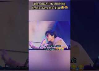 The Whole BTS Imitating Jimin S Part In Save Me At PTDonStageLA Shorts