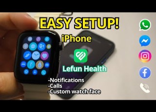 كيفية توصيل الساعة الذكية بتطبيق Lefun Health على جهاز IPhone
