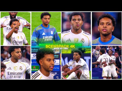 Rodrygo Vs Man City 2025 RARE CLIPS SCENEPACK 4K With AE CC And TOPAZ