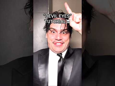 DEVIL EYES TUTORIAL Devil Eyes Tutorial Lifehacks Trick Shelove