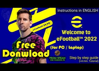How To Install EFootball 2022 In PC English Tutorial Steam Windows 10 11 Free Football Game