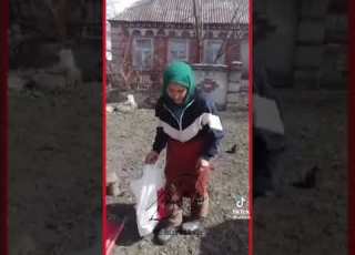 Grandma With Russian Heart In Ukraine