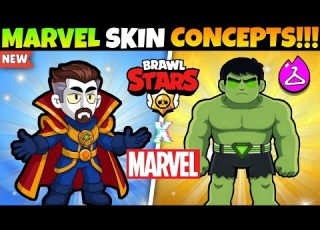 Brawl Stars X Marvel Skin Concepts