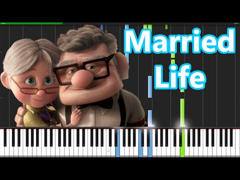 Married Life Up Piano Tutorial Synthesia PianoMavs Married Life Up Piano Tutorial Synthesia PianoMavs