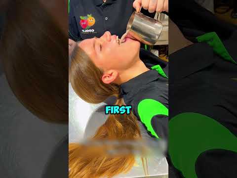 شرب القهوة بدون كوب