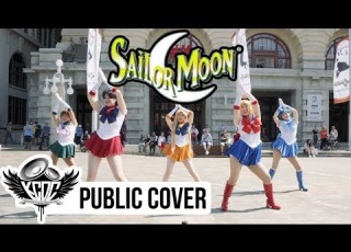  KPOP IN PUBLIC CHALLENGE Sailor Moon Cosplay RED VELVET Power Up GWSN Puzzle Moon KCDC