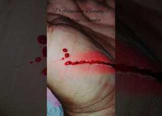  Easy Fack Hand Cut Makeup Handcut Shorts Viral