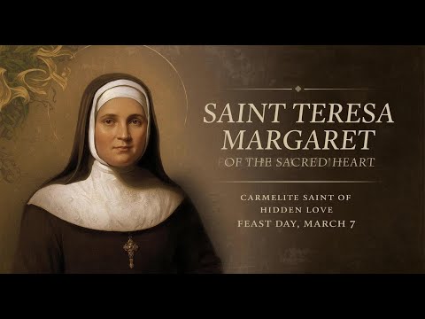 القديسة تيريزا مارغريت للقلب الأقدس قديسة الكرمل للحب الخفي عيدها 7 مارس