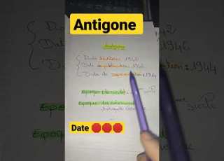 Antigone Date De Représentation Date De Publication Date D écriture مسرحية انتغون Examen Régional