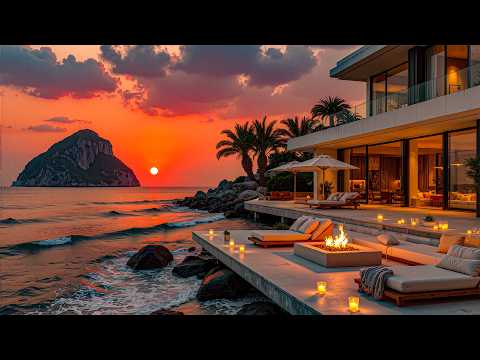 Gentle Jazz The Elegant Balcony View At Sunset Gentle Jazz And Ocean Waves Help Relieve Stress