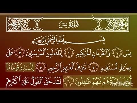 جزء 22 من القران الكريم سورة يس بصوت الشيخ ماهر المعيقلي