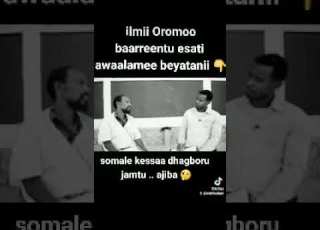 Oromoo Ilman Lama Dhale Ini Tokkoo Baarreentu Dhaa Esatii Du Ee Beekta