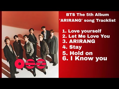 BTS ARIRANG Album Playlist BTS The 5th Album ARIRANG Tracklist 2026 BTS Arirang Playlist Fanmade